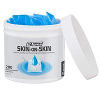 2Toms Skin-On-Skin Soothing Hydrogel Square Pads for Blister Protection and Skin Pain Relief, 200 Squares (1”)