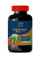 b Stress Complex - Stress B and C Natural Complex - Anxiety Relief - Lifts Mood - Blood Pressure Formula - 1 Bottle (90 Tablets)