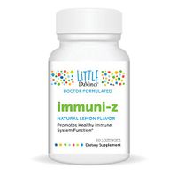 Little DaVinci – immuni-Z, Zinc Throat Lozenge, Immunity Supplement for Kids, Lemon Flavor, No Added Sugars, 60 ct.