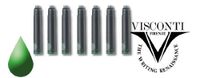 Visconti Refills Pack of 7 Green Fountain Pen Cartridge - V-A5206