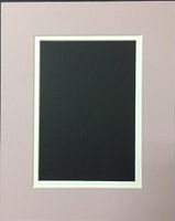22x28 Lavender and Cream Double Picture Mats or Photography Matting Bevel Cut for 18x24 Pictures