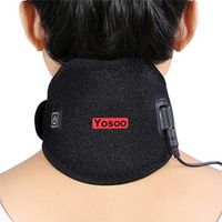 Neck Warm Heating Pad, Reusable Neck and Shoulder Heat Moisturizing Warm Wrap with USB for Alleviate Anxiety Discomfort Tool