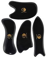Gua Sha Scraping Massage Tool,Ultra Smooth Edge for Physical Therapy Tools-Reduce Muscle Pain,Massage Tendon,Myofascial Releaser and Breaking up Scar Tissue for Graston,ASTYM, IASTM(4 Set)