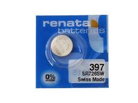Renata 397 SR726SW SR59 V397 D397 GP397 SB-AL 280-28 Silver Oxide Mercury Free Electronic Batteries x 5