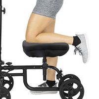 Knee Walker Pad Cover - Padded Memory Foam Accessory for Knee Scooter and Roller - Improves Leg Cart Comfort During Injury - Soft Padding Easily Attaches to Most Walkers