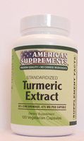 Turmeric Extract 500 MG American Supplements 120 VCaps