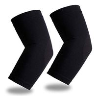 Elbow Brace Compression Sleeve, Lightweight Arm Compression Sleeves with 20-30mmHg Instant Strong Support, Best for Tennis & Golfers Elbow, Tendonitis, Arthritis, Baseball,Joint Pain Relief Black XXL