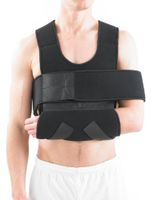 Neo G Comfort Shoulder Immobilizer - Breathable & Lightweight Fabric - for Pre/Post-Surgery Aid, Support & Elevate Arm, Injury Recovery, Arm Immobilization – Class 1 Medical Device – 1 Size