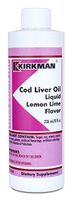 Kirkman Labs Cod Liver Oil Liquid - Lemon Lime Flavor