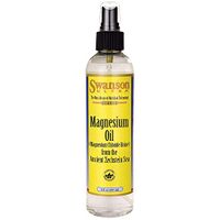 Swanson Magnesium Oil Spray Zechstein Magnesium Soothes Muscles Nourishes Skin Stress Relief Sleep Rapid Absorption Dr. Barbara Hendel's Formula 8 fl oz (237 ml) Liquid