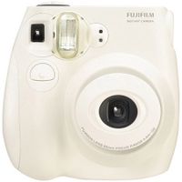 Fujifilm Instax Mini 7s White + 10 Exposures Instant Film Camera (New)