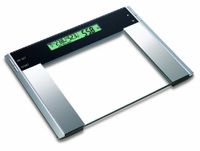 HOMEIMAGE Ultra Wide Glass Body Fat/Hydration Monitor/Bath Scale - 440 lbs.