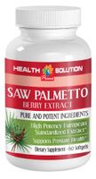 Prostate Natural Health - Saw Palmetto Berry Extract - Saw Palmetto Prostate Support Supplement - 1 Bottle 60 Softgels