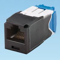 Panduit CJ6X88TGBL Category-6A 8-Wire TG-Style Jack Module, Black