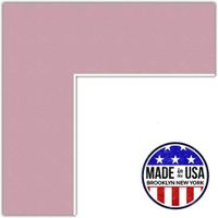 8x10 Soft Pink / Seashell Custom Mat for Picture Frame with 4x6 opening size (Mat Only, Frame NOT Included)
