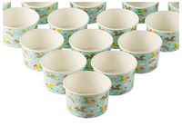 Froyo Cups - 50-Piece Disposable Paper Dessert Ice Cream Sundae Yogurt Bowls Party Supplies, Rainbow Unicorn, 8-Ounce