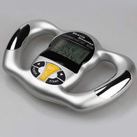 junda Digital LCD Screen Handheld BMI Tester Body Fat Meter Health Care Analyzer