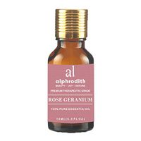 Premium Aromatherapy Rose Geranium Essential Oil 100% Organic Pure Undiluted Therapeutic Grade Scented Oils - 10ml for Diffuser, Relaxation, Skin Therapy, Spa & Home