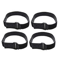 Healifty Adjustable Boot Straps Military Leg Straps Blousing Garters to Keep Boots No Fall Off for Navy Army Air Force Knee Boots 4 Sets 25x400mm