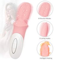 Pussey Licker Toy for Women Six Toy Heating Handheld Tongue Vibranting Oral Licking Smooth Skin-Friendly Silicone Pleasure Toy Waterproof Vibràntor Bùllet for Women Couple Adullt Stimulàtor
