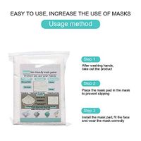 Crazylover Air Purifying Face Filter Gasket,Activated Carbon Face Filter Gasket Face Filter Filters Breathing Protective Mouth Face Guard,Face Cover (20PCS, Effectively protect your health)