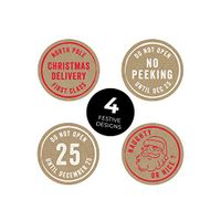 No Peeking Christmas Stickers Stickers/250 Christmas Tags/Multiple Designs