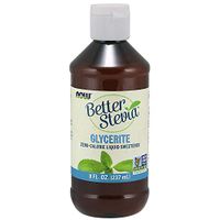 NOW Foods, Better Stevia Liquid, Glycerite, Zero-Calorie Liquid Sweetener, Low Glycemic Impact, Certified Non-GMO, 8-Ounce