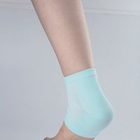 OPPO Medical 6790 Pair of Blue Gel Heel Socks, 1 Size