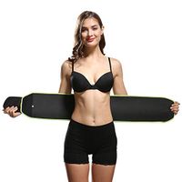 Lumbar Support Waist Trimmer Trainer Belt For Women Men Weight Loss Premium Neoprene Sport Sweat Workout Slimming Sports (Color : Blue, Size : S)