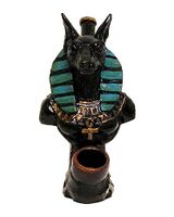 Anubis Smoking Pipe - Handmade Tobacco Pipe - Hand Pipe - Bowl - Collectibles - Egyptian God - Jackal Dog - Ancient Egypt - God of The Dead