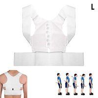 Magnetic Posture Support Corrector Brace Therapy Comfort Shoulder Back Relief L