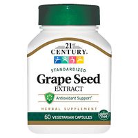 21st Century Grape Seed Extract Veg Capsules, 60 Count
