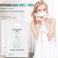 Hefu Disposable Towel/Bath Towel - Portable Travel/Camping/Outdoor Cotton Towel - Disposable Towel Skin-Friendly, Soft and Comfortable - Hair, Face, Body Use (Bath Towel 1PCS, L 60x 130cm)