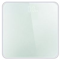 TANGON High Precision Digital Home Scale, Body Weight Scales, Accurate Home Scales Step On Technology, 6MM Large Backlit LED Display Non Slip, 400 Lbs, 11.8''- White