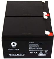 SPS Brand 12V 12Ah Replacement Battery for Wheelchair Scooter CLTXPA1212A (2 Pack)