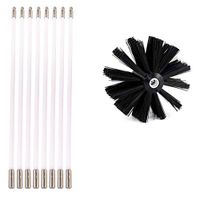 Tharv❤Dryer Duct Cleaning Kit Lint Remover Extends Up to 12 Feet Synthetic Brush Head