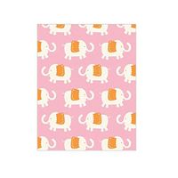 Caspari Elephant Parade Gift Enclosure Cards in Pink, 20 with Envelopes