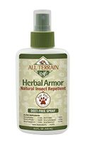 All Terrain Pet Herbal Armor DEET-Free Insect Repellent, 4oz, Natural Essential Oils Based Formula, Great for Camping & Outdoor Activities