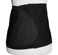 Safe n' Simple Unisex Ostomy Hernia Support Belt, Stoma Hernia Belt, 10.25", Black, XXL