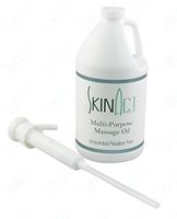 Skin Act Multi-Purpose Massage Oil Half Gallon Unscented Paraben Free