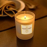 QINGKONG Scented Candles Natural Soy Wax 12 Hours Burn Fine Home Fragrance for Stress Relief and Aromatherapy Jasmine/Rose