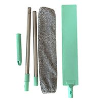 MAYouth Bedside Dust Brush Long Handle Mop Reusable Microfibre Duster Sweeping Brush Bed Botttom Crevice Hair Cleaning