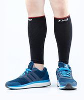 aPrime TXG Graduated Compression Ultra Thin Calf Sleeve Nylon and Lycra Extra Aquatimo Technology Keeps Legs Cool and Dry, 15-20mmHg for Everyday use (S (Calf 11"-12.5"), Black)