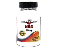 NAC N-Acetyl Cysteine 600mg * 180 Capsules 100% Natural - by EarhNaturalSupplements