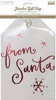 Jumbo Gift Tag - from Santa