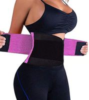 XVSESES Waist Trainer Belt for Women - Waist Cincher Trimmer - Slimming Body Shaper Belt - Sport Girdle Belt (S, Purple)