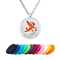 Moonlight Collection Fairy Scented Pendant Chain Pixie Essential Oil Diffuser Necklace Aromatherapy Jewelry + Refills