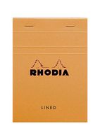 Rhodia Staplebound Orange - Lined 4 x 6 Notepad - R13600