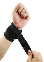 ObboMed® MB-1180N Adjustable Neoprene Wrist Support Compression Wrap, Sports Brace/Bands Protector- Gym, Cross, Fitness, Training, Volleyball Badminton Tennis Basketball – One Size Fits All