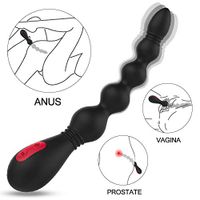 Wearable 10-Segment Adult Toy Quiet Waterproof Silicone Couple - Multiple Frequency Modes - Enjoy 10 Incredible Frequencies with Yourself or Your Partner - Make Your Life More Interesting - (Black)H-R